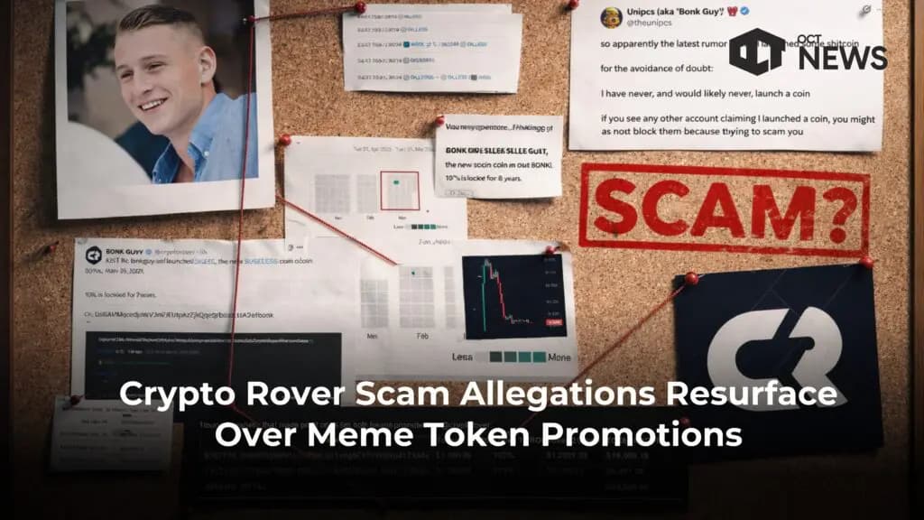 Crypto Rover Scam Allegations Resurface Over Meme Token Promotions