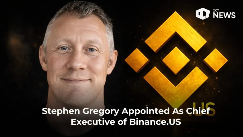 Stephen Gregory Appointed As Chief Executive of Binance.US
