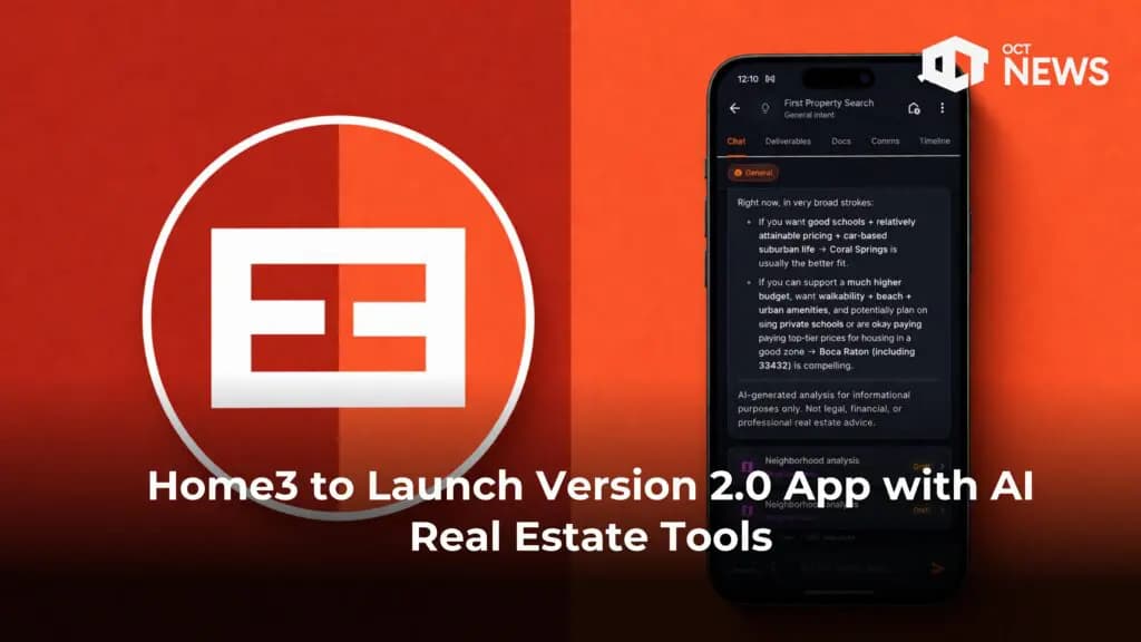Home3 to Launch Version 2.0 App with AI Real Estate Tools image