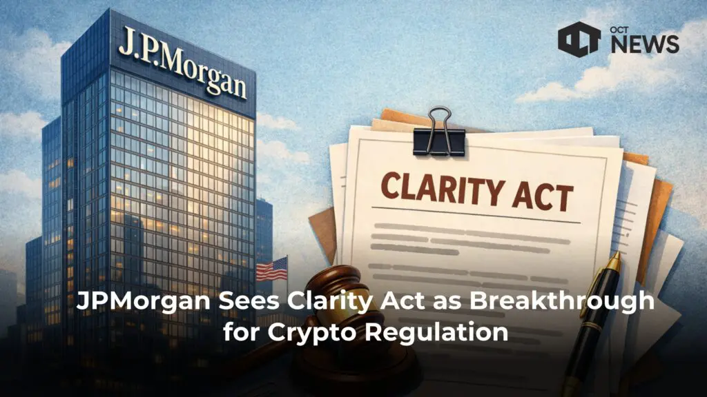 JPMorgan Sees Clarity Act as Breakthrough for Crypto Regulation