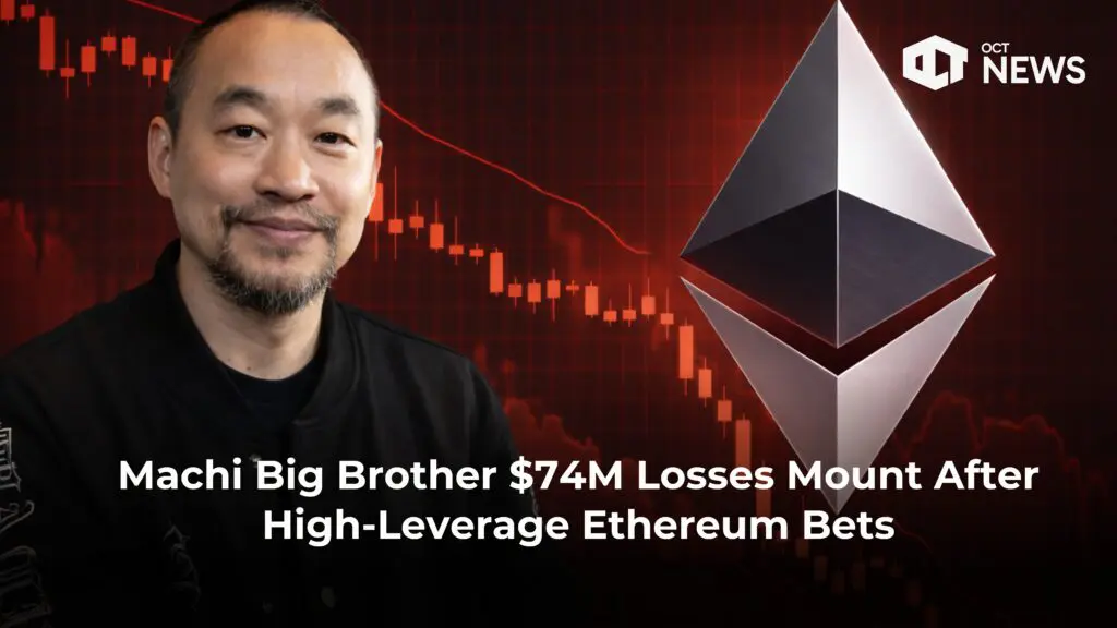 Machi Big Brother $74M Losses Mount After High-Leverage Ethereum Bets