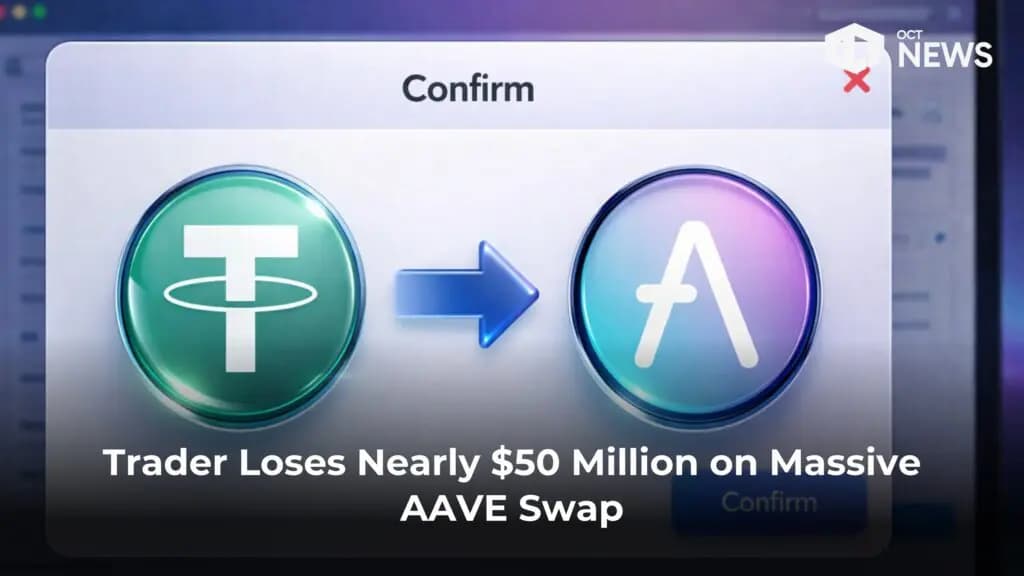 Trader Loses Nearly $50 Million on Massive AAVE Swap