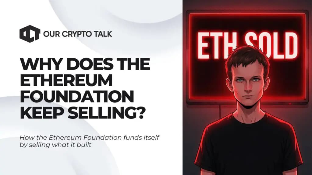 Why Does The Ethereum Foundation Keep Selling ETH?