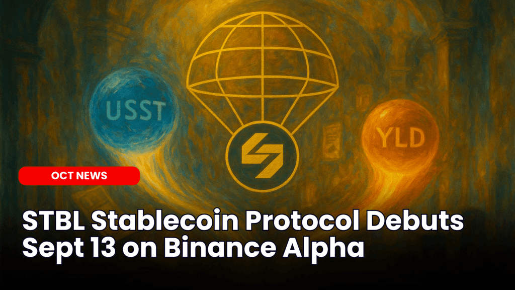 STBL Stablecoin Protocol Debuts Sept 13 on Binance Alpha