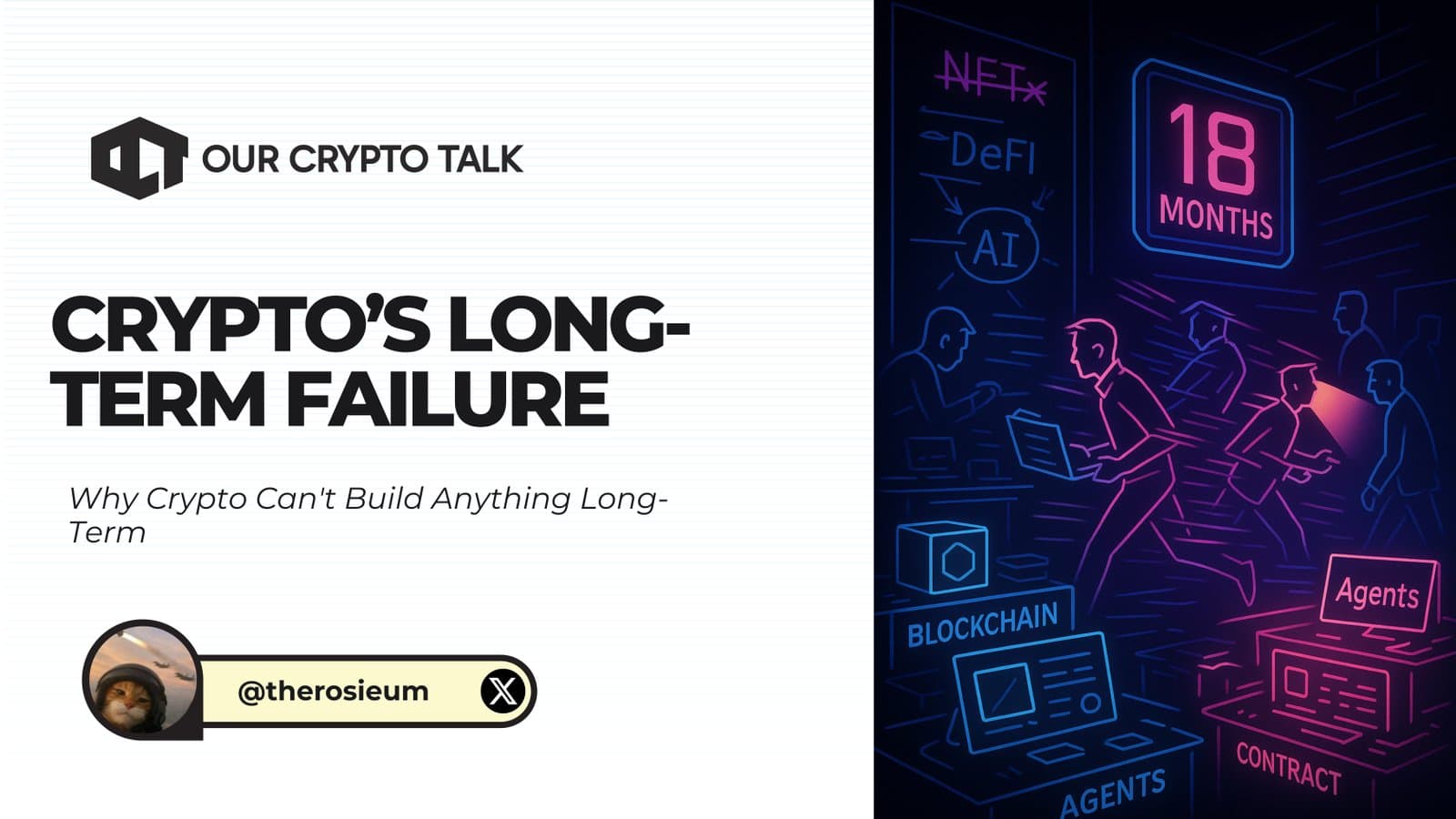 Crypto’s Long Term Failure: Why Crypto Can’t Build Anything Long Term