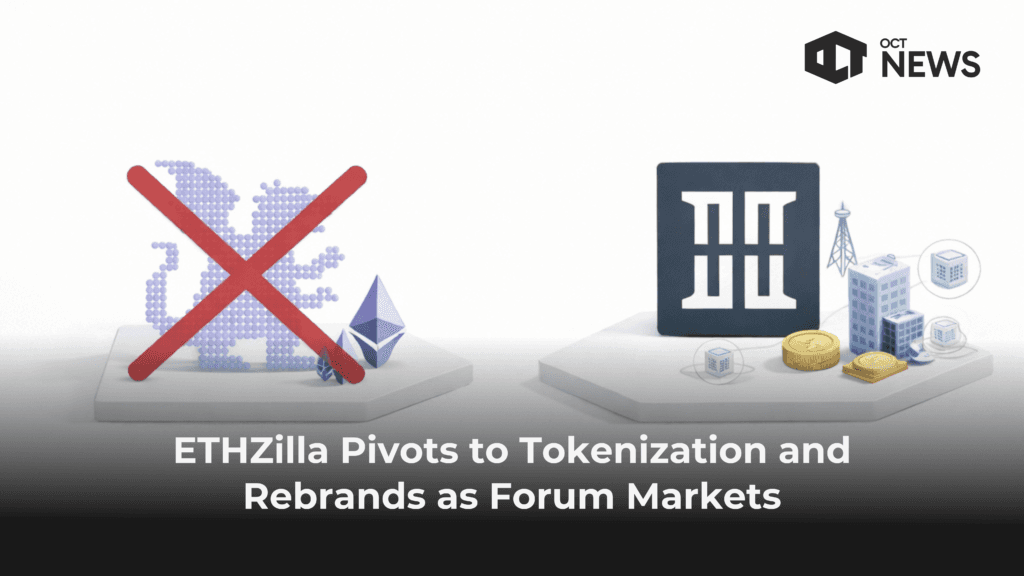 ETHZilla Pivots to Tokenization and Rebrands as Forum Markets