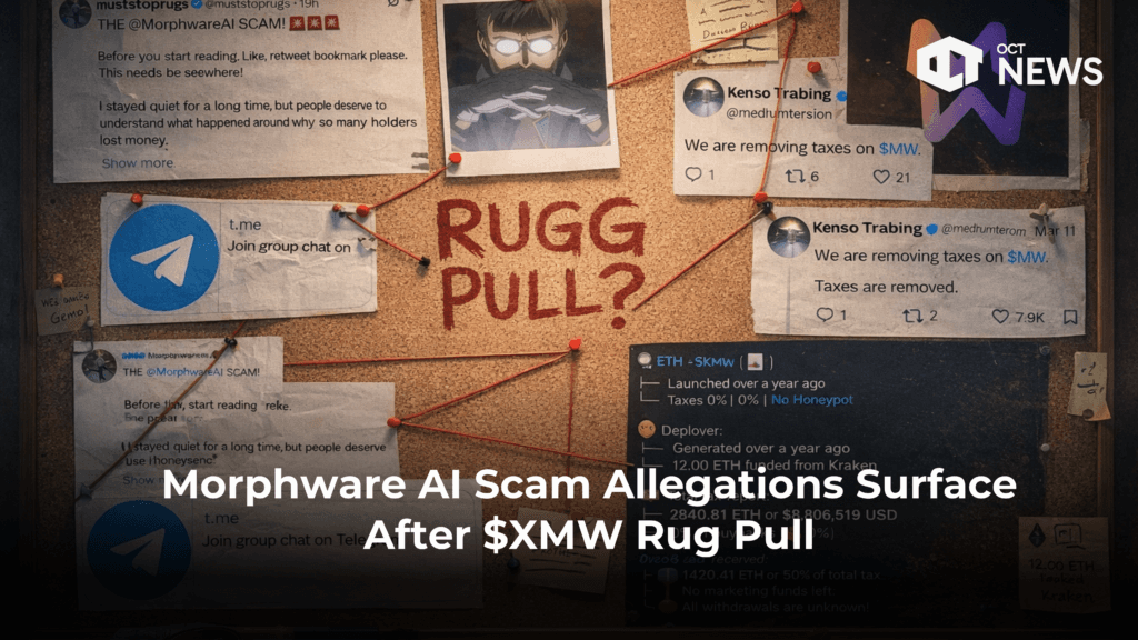 Morphware AI Scam Allegations Surface After $XMW Rug Pull Allegations